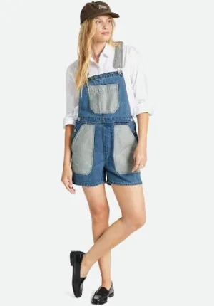 Costa Two-Tone Denim Short Overall - Final Sale
