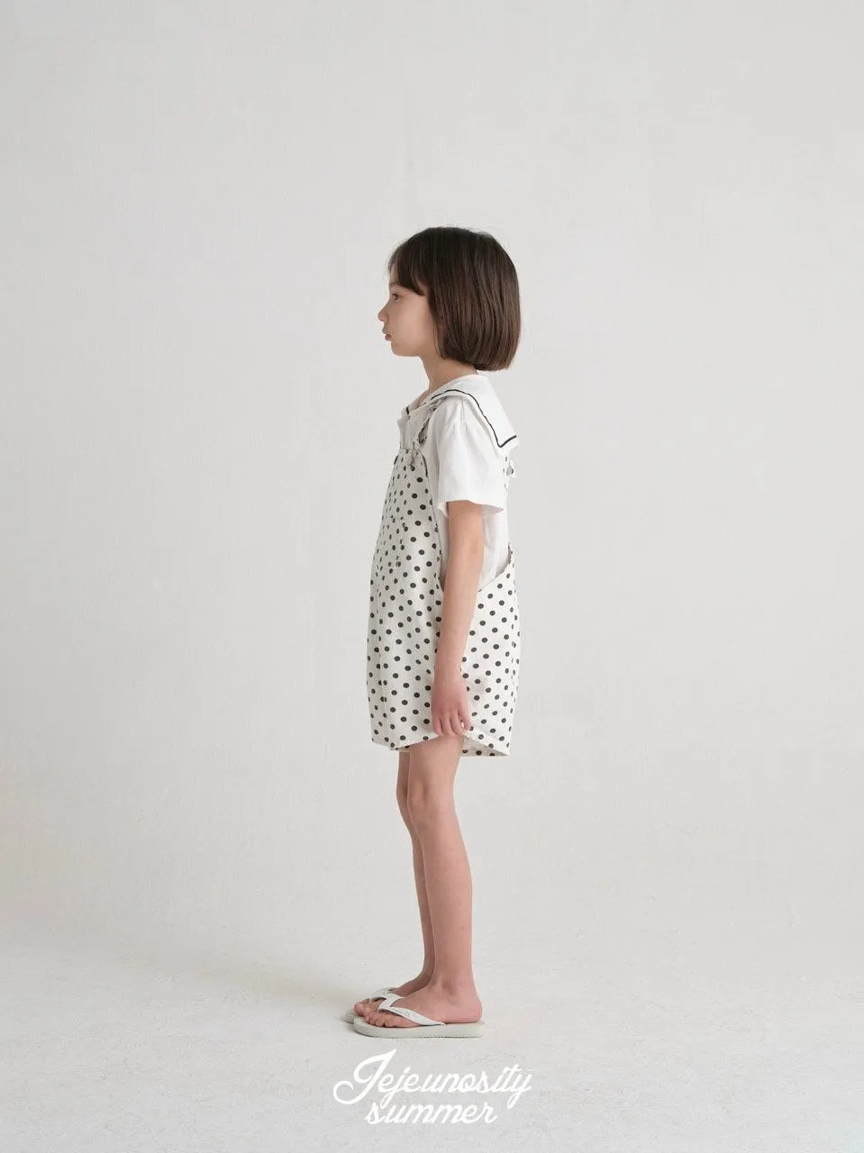 Cotton berry short overalls