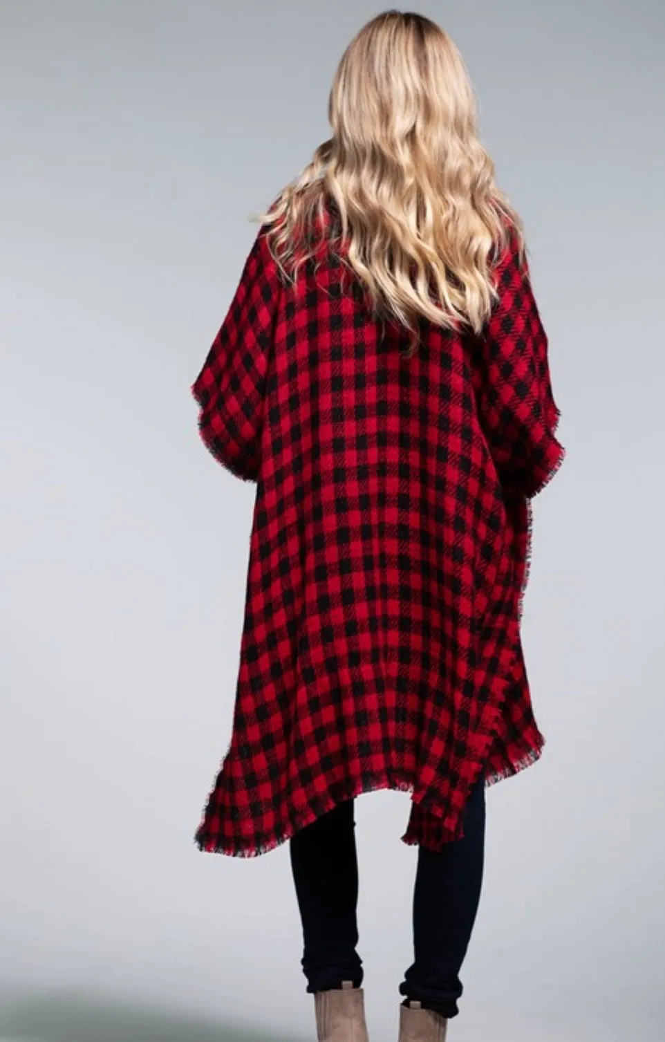 Country Christmas Open Front Tunic in red * on sale