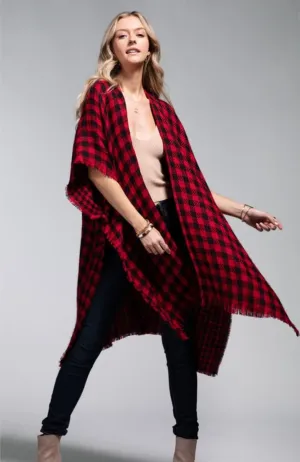 Country Christmas Open Front Tunic in red * on sale