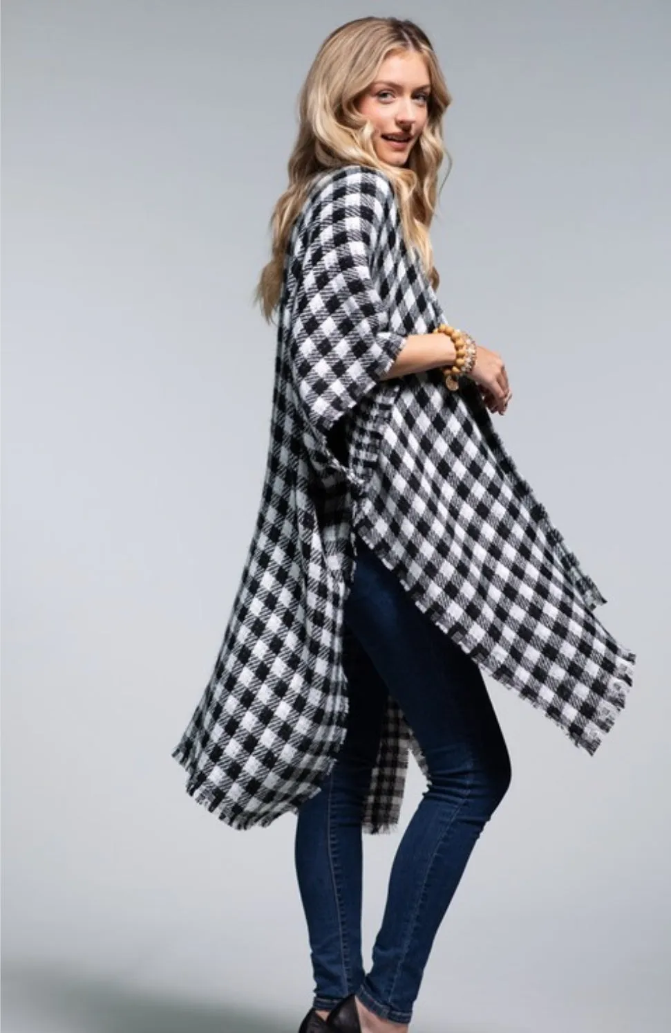 Country Christmas Open Front Tunic in white * on sale *