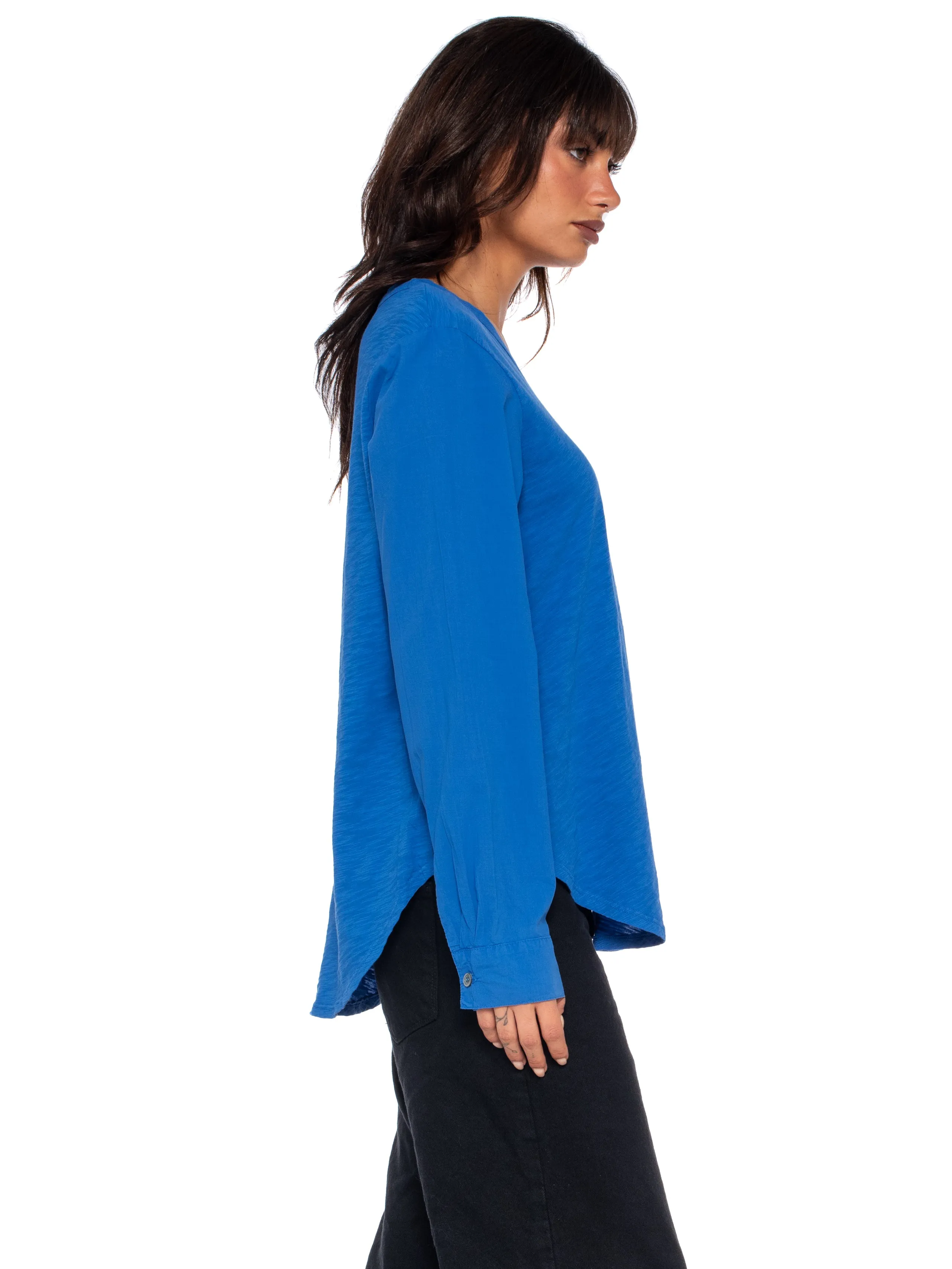Crew Shirttail-Poplin Shirt Sleeves