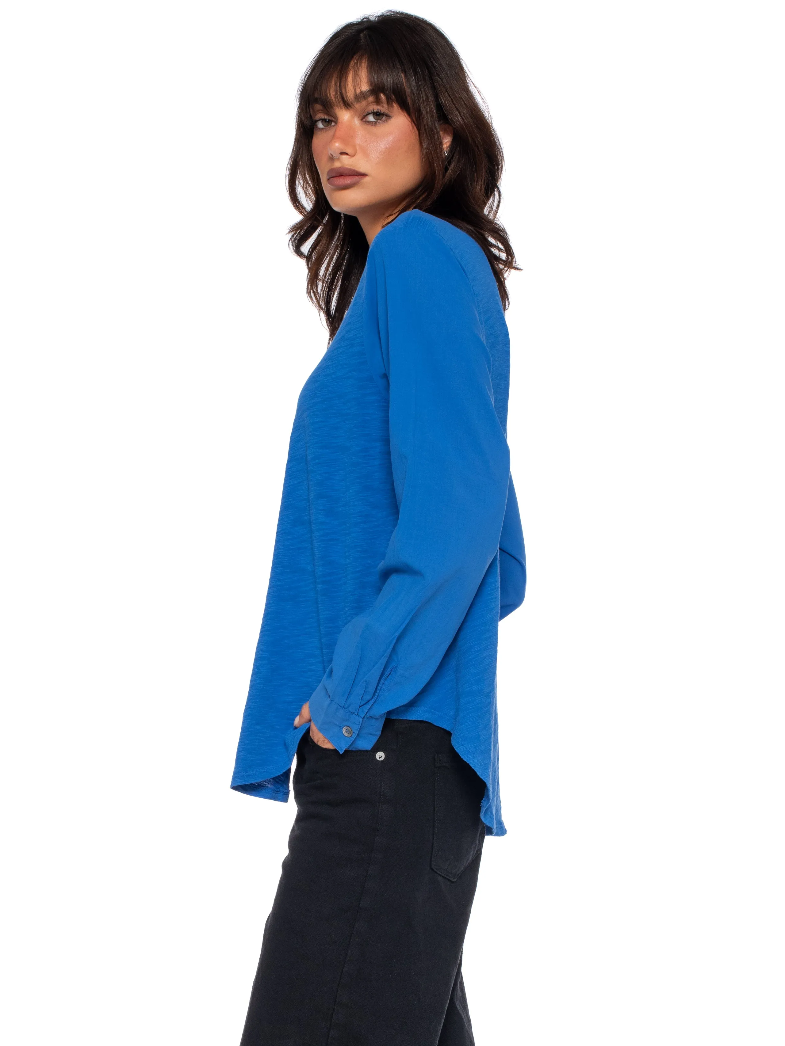 Crew Shirttail-Poplin Shirt Sleeves