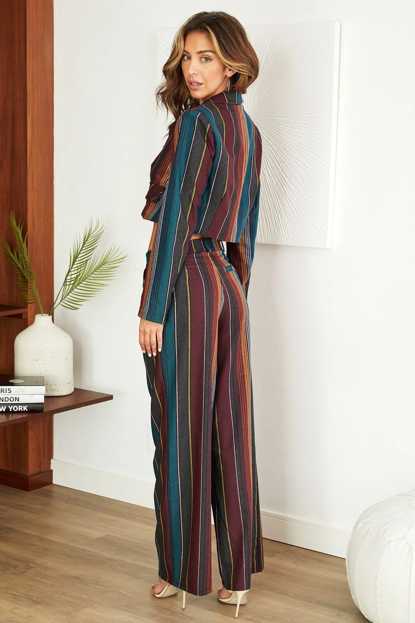 CrissCross Wide Leg Italian Pants