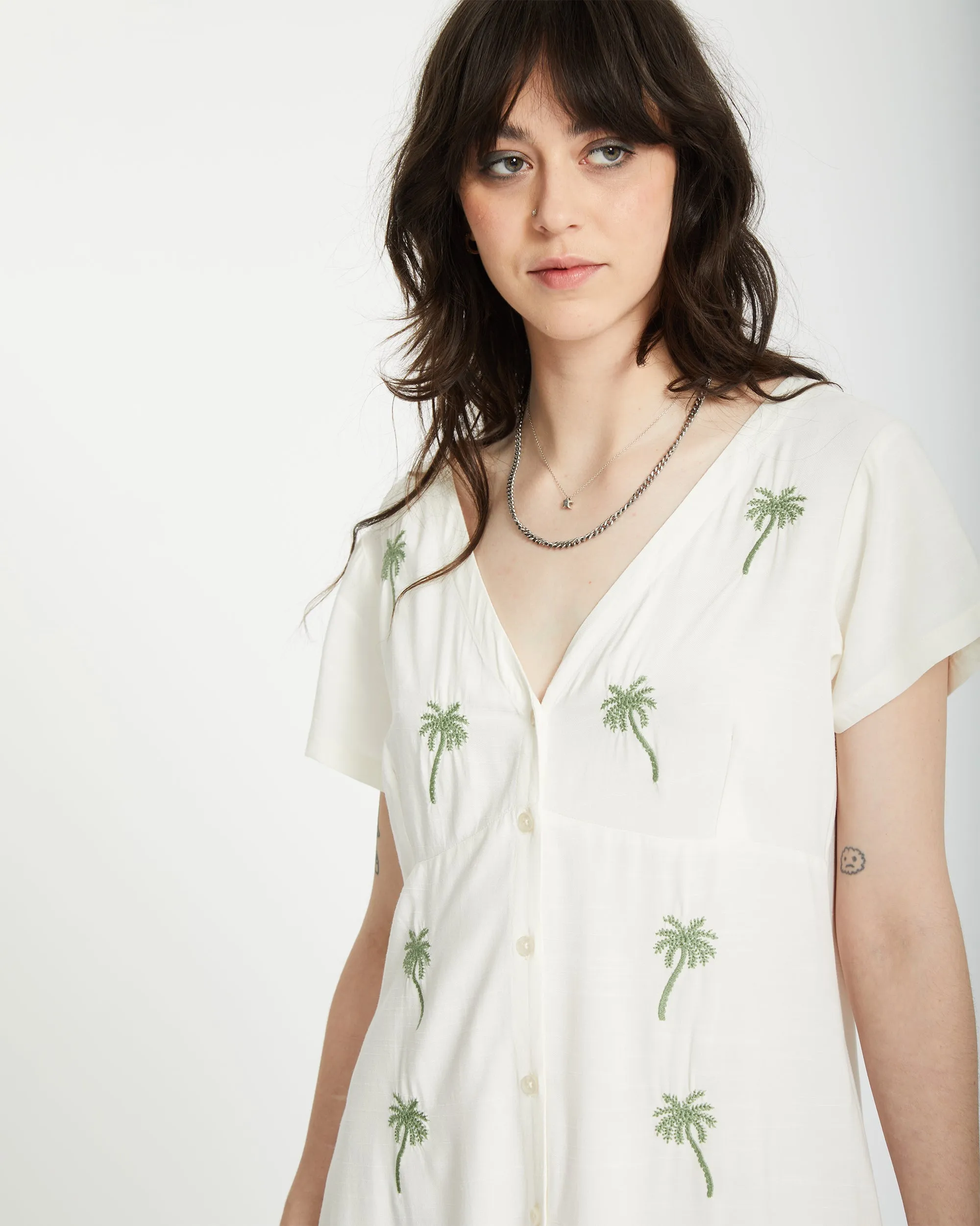 Crunk Punk Kleid - BONE