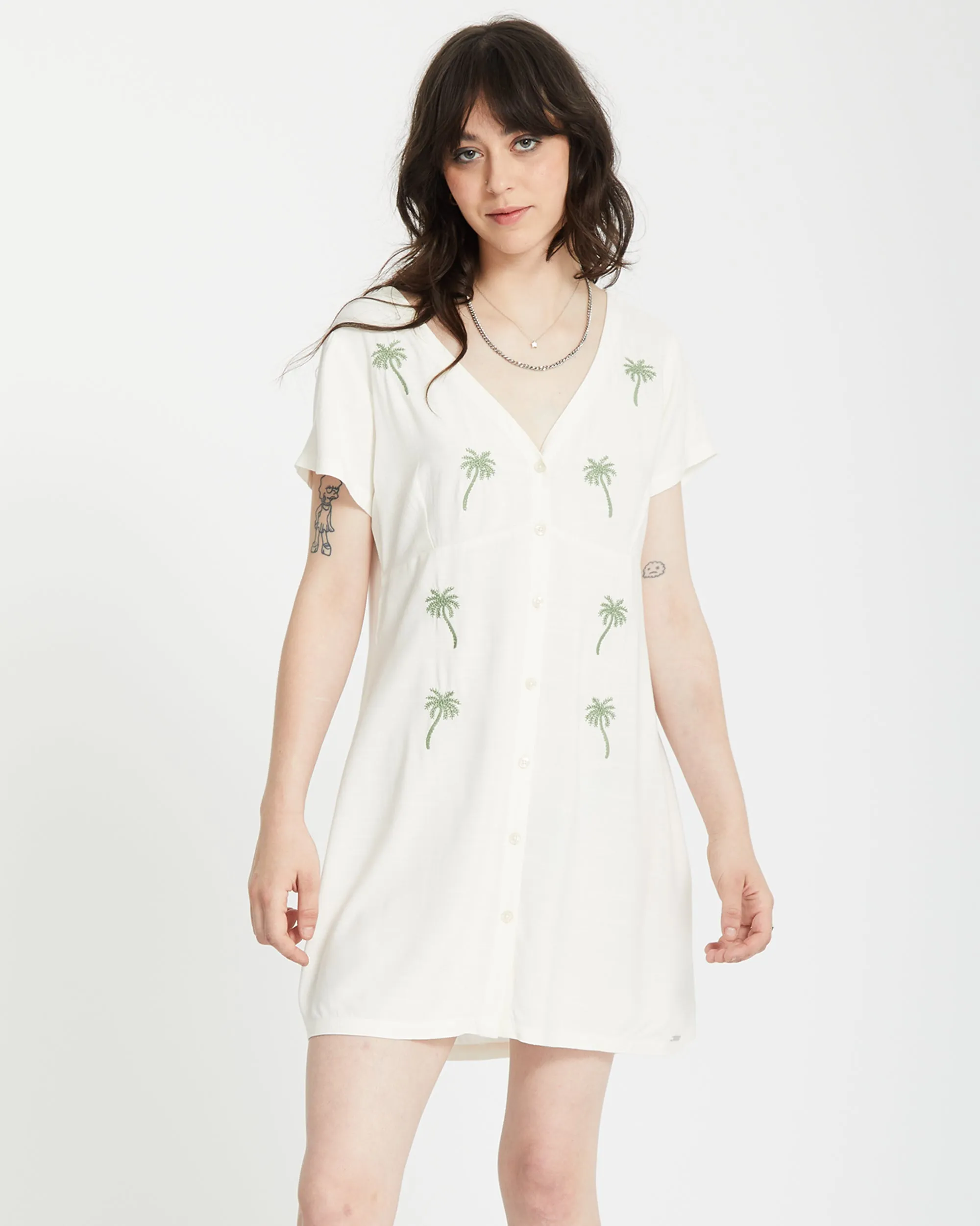 Crunk Punk Kleid - BONE