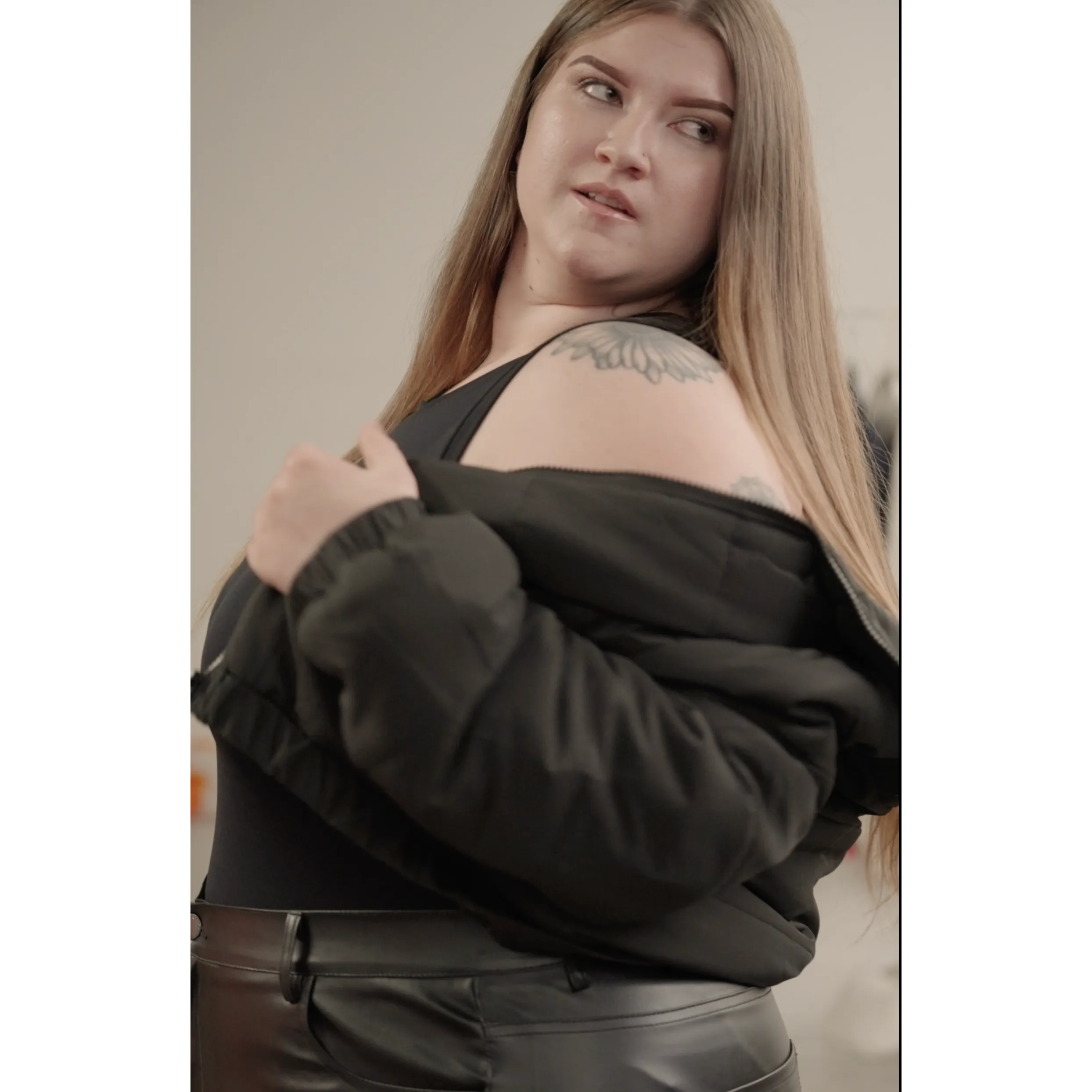 Curvy Girl Puffer Jacket