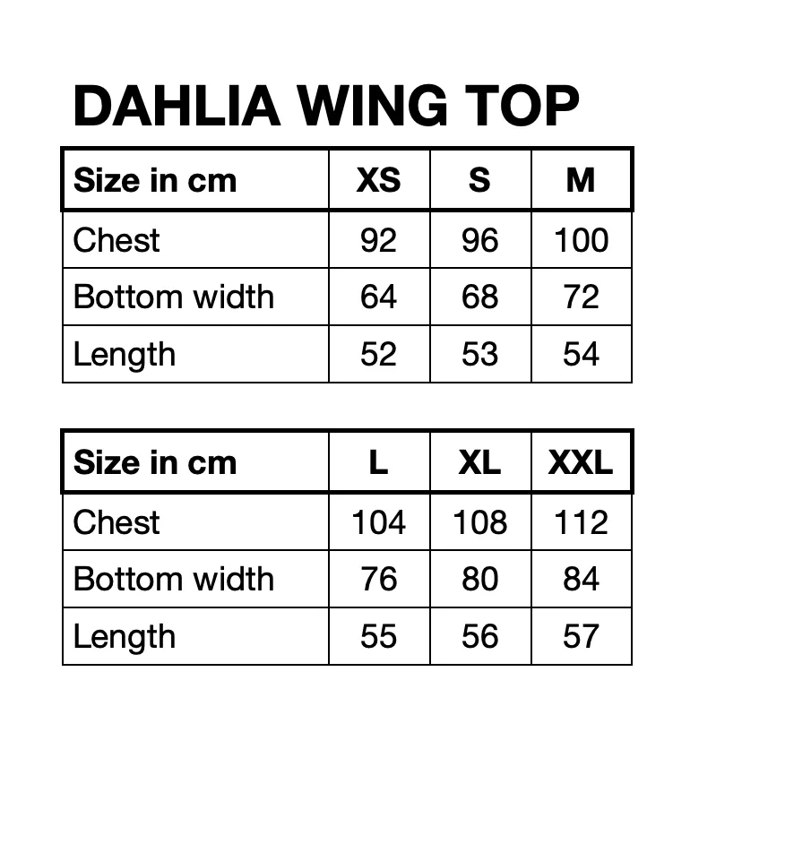 Dahlia Wing Top - Pink Hearts
