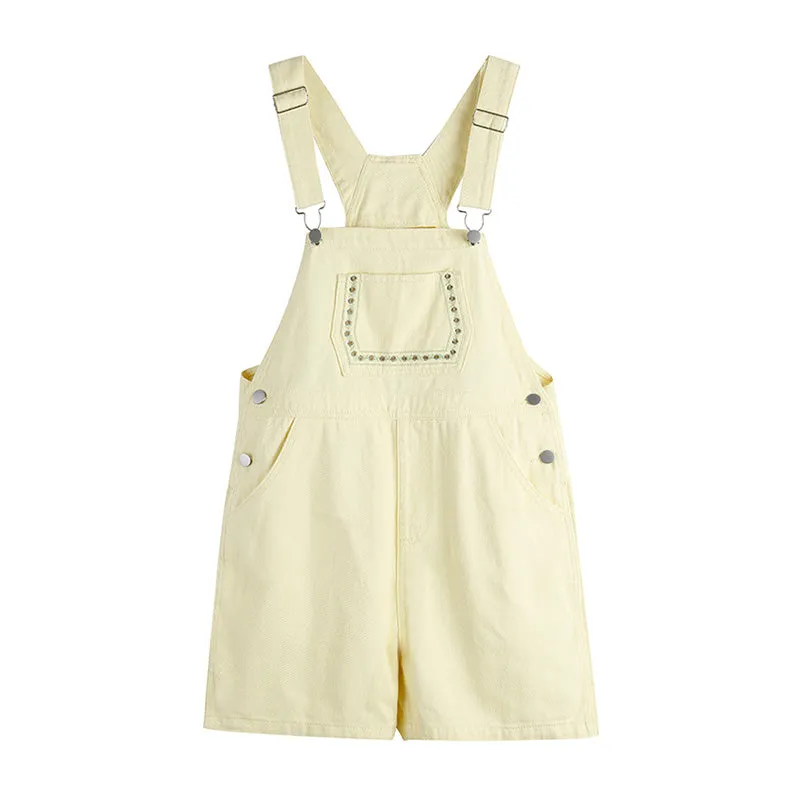 Daisy Chain Short Overalls