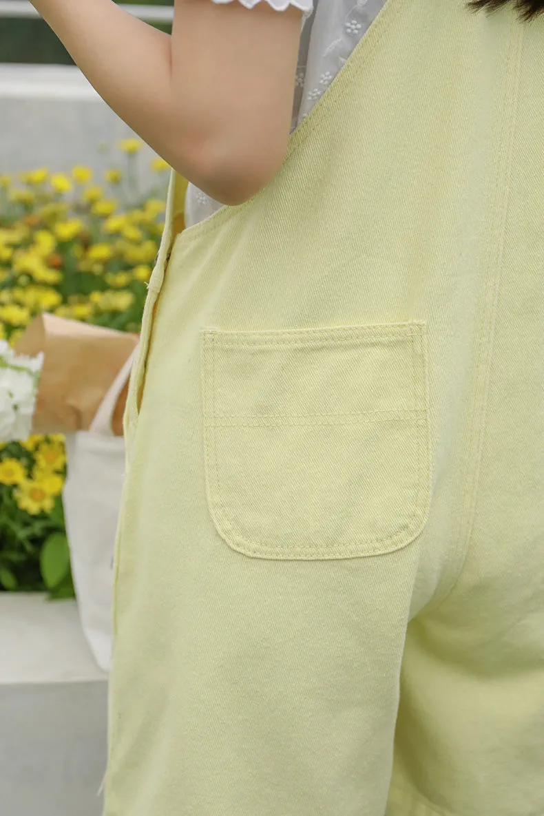 Daisy Chain Short Overalls