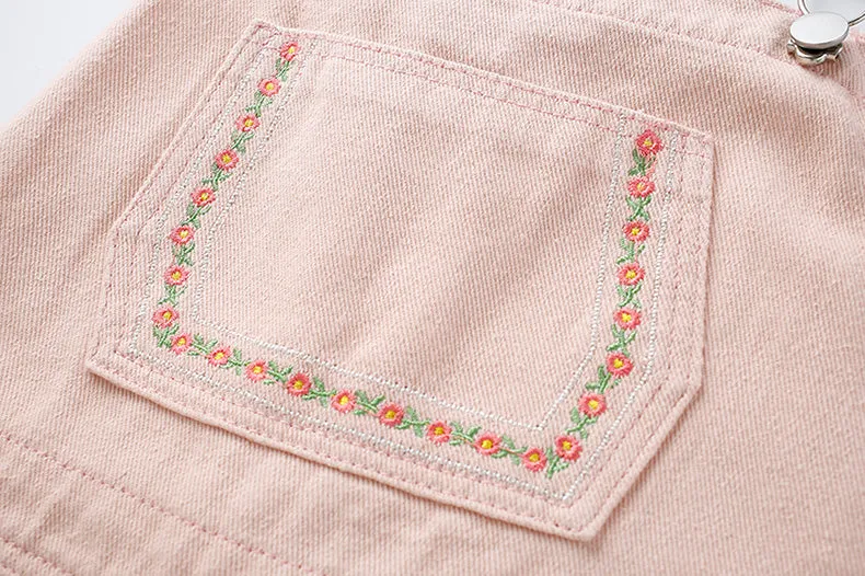 Daisy Chain Short Overalls