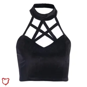 Dangerous' Pentagram Crop Top.
