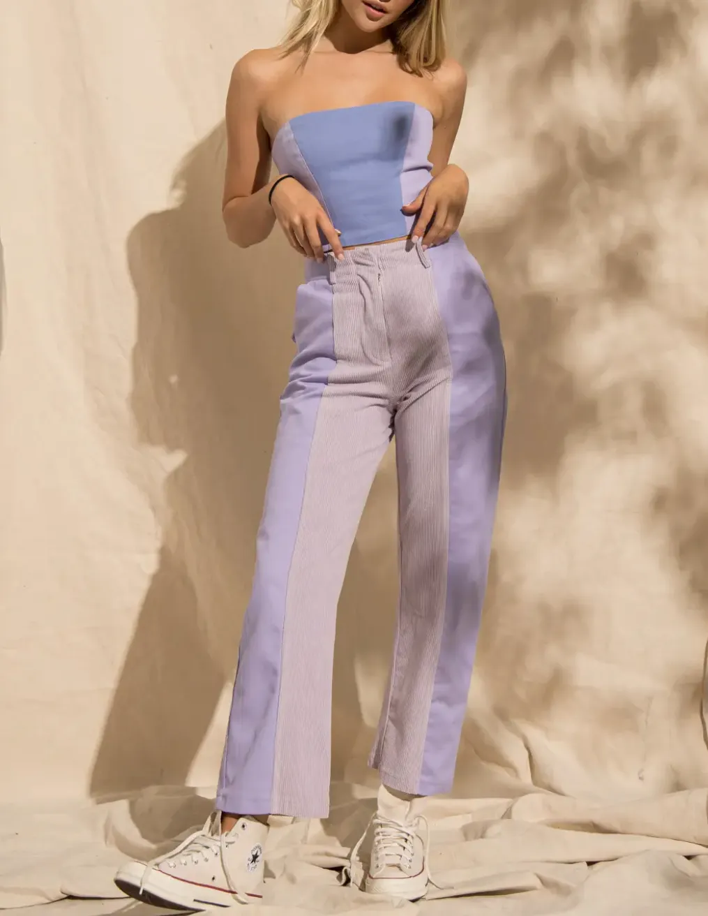 DANIELLE SPLIT PANEL PANTS