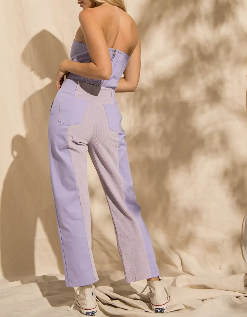 DANIELLE SPLIT PANEL PANTS