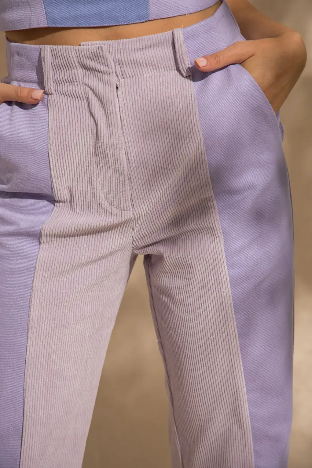 DANIELLE SPLIT PANEL PANTS