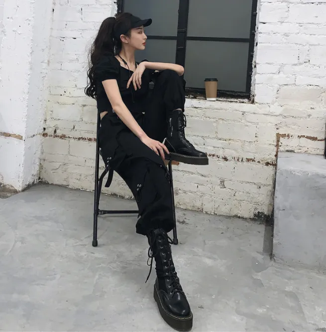 Dark overalls KF9265