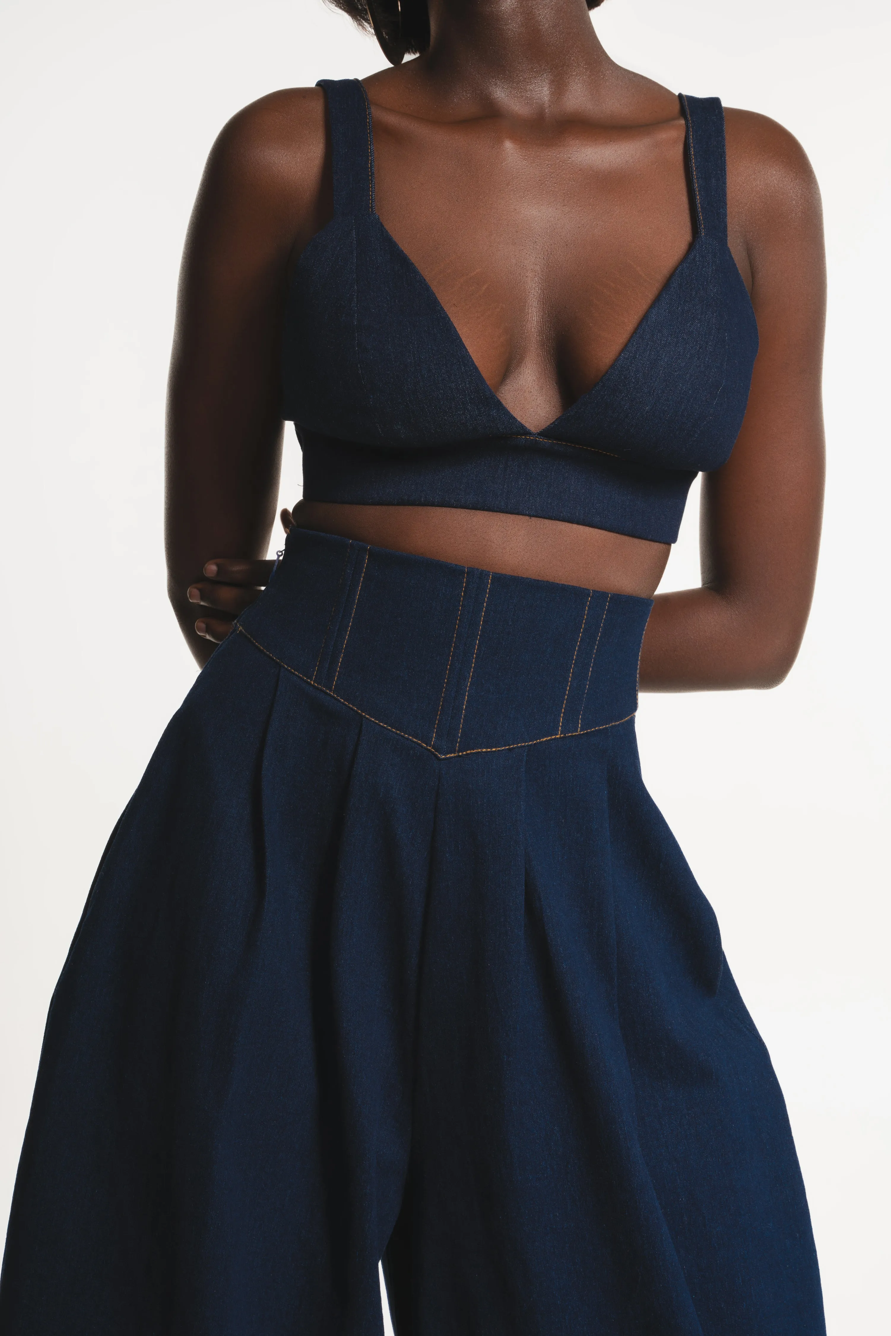 Denim AZURE Bra Top