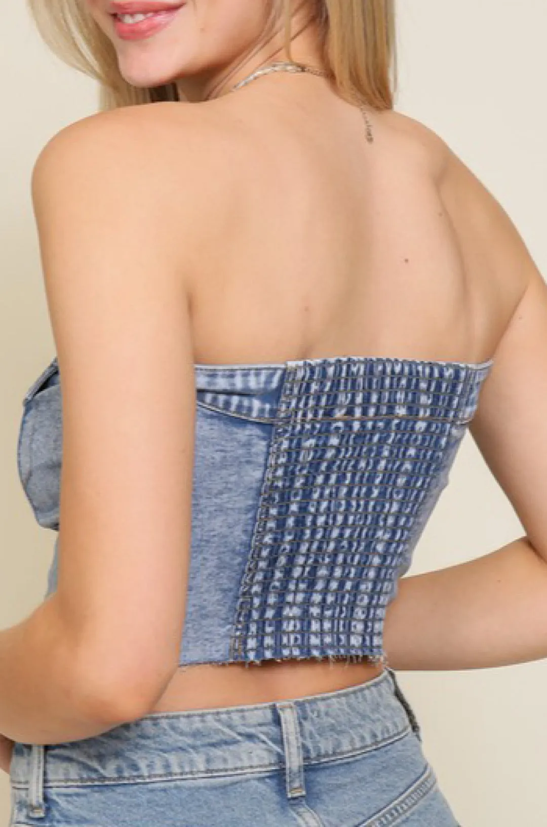 Denim Divine Top