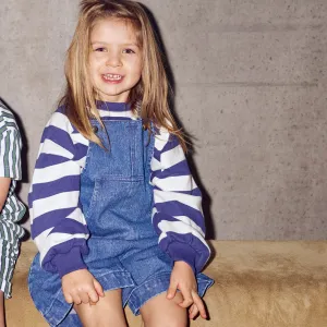 DENIM short overalls