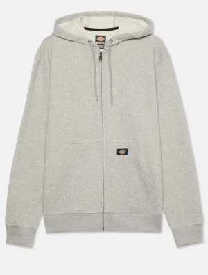 Dickies Full Zip Fleece Hoodie - Heather Grey