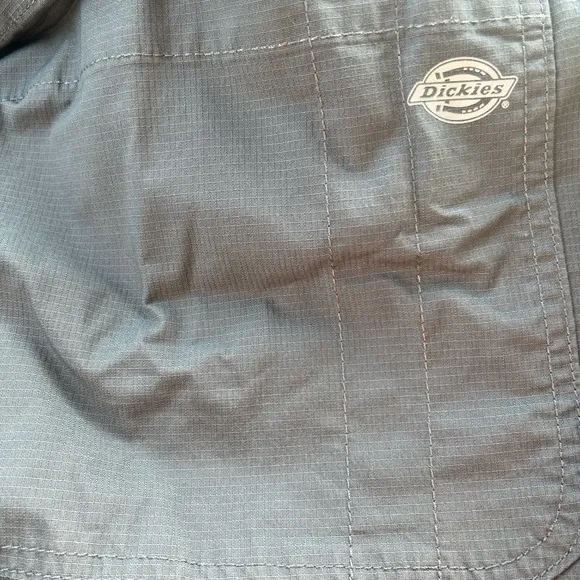 Dickies Medium Shortalls Cooling Ripstop Bib Overalls Shorts Rinsed Grape NWT