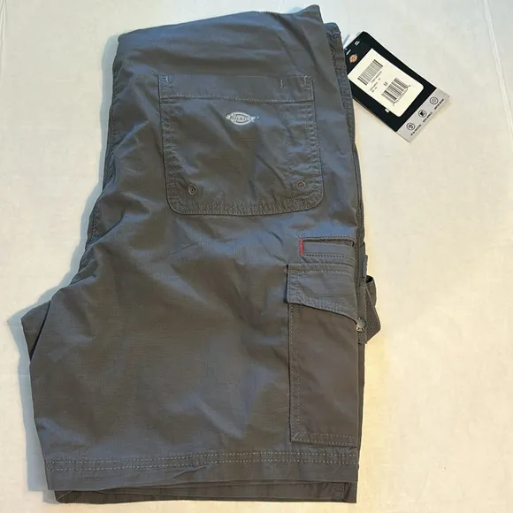 Dickies Medium Shortalls Cooling Ripstop Bib Overalls Shorts Rinsed Grape NWT