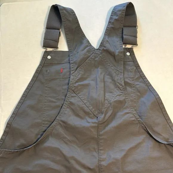 Dickies Medium Shortalls Cooling Ripstop Bib Overalls Shorts Rinsed Grape NWT