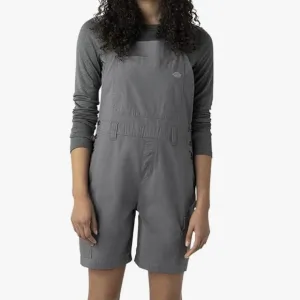 Dickies Medium Shortalls Cooling Ripstop Bib Overalls Shorts Rinsed Grape NWT