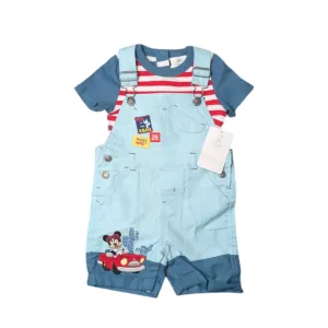 Disney Mickey Mouse Overall Set