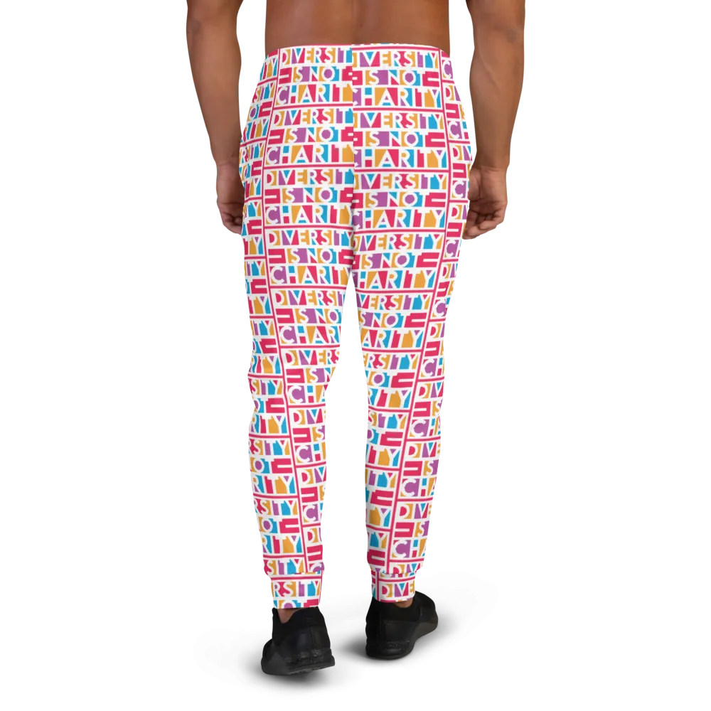 Diversity is Not Charity (Printed All-Over Men's Joggers)