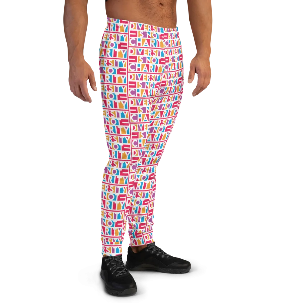 Diversity is Not Charity (Printed All-Over Men's Joggers)