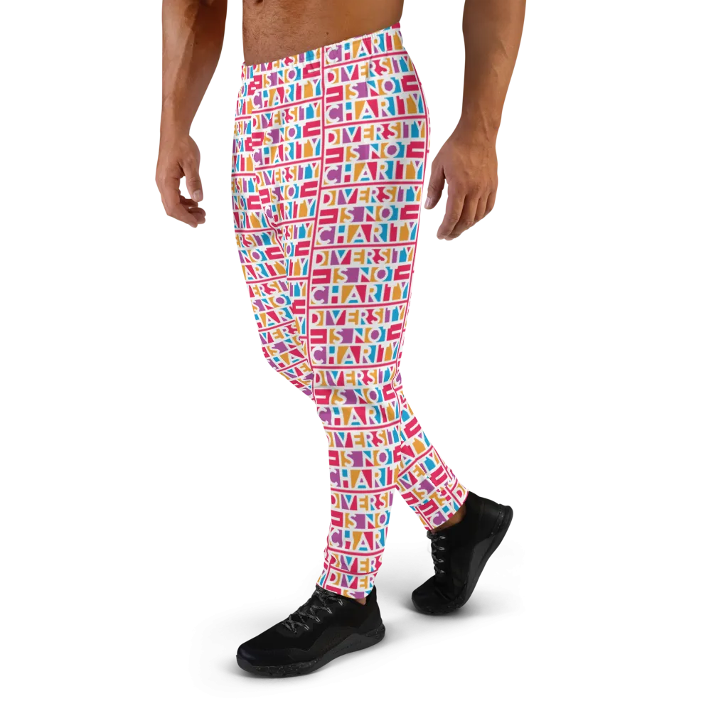 Diversity is Not Charity (Printed All-Over Men's Joggers)