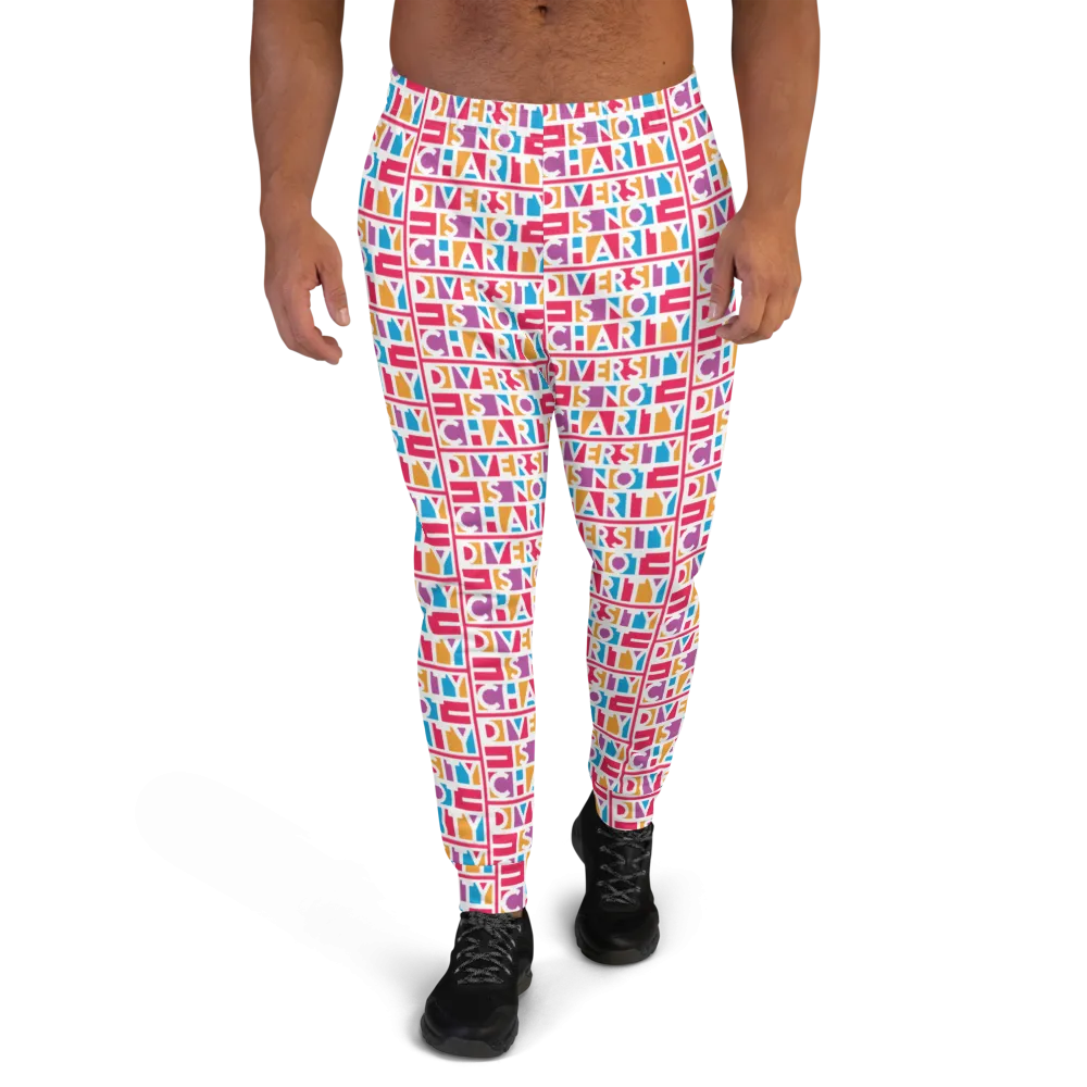 Diversity is Not Charity (Printed All-Over Men's Joggers)