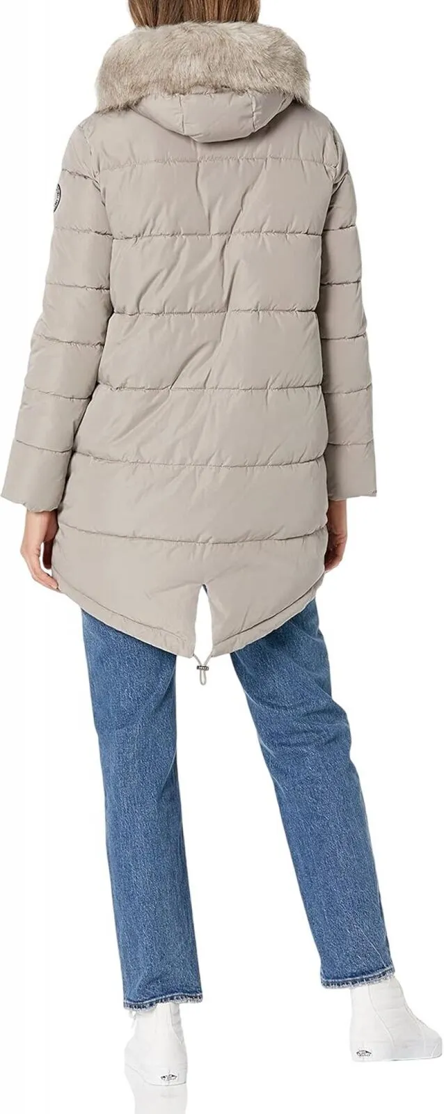 DKNY Womens Down Puffer Coat 1677c2b2023767 Thistle Brown M