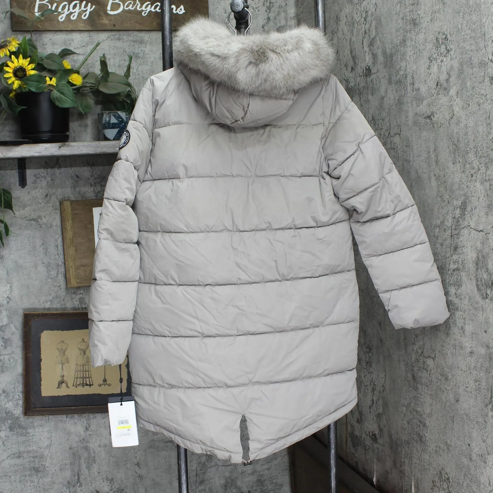 DKNY Womens Down Puffer Coat 1677c2b2023767 Thistle Brown M