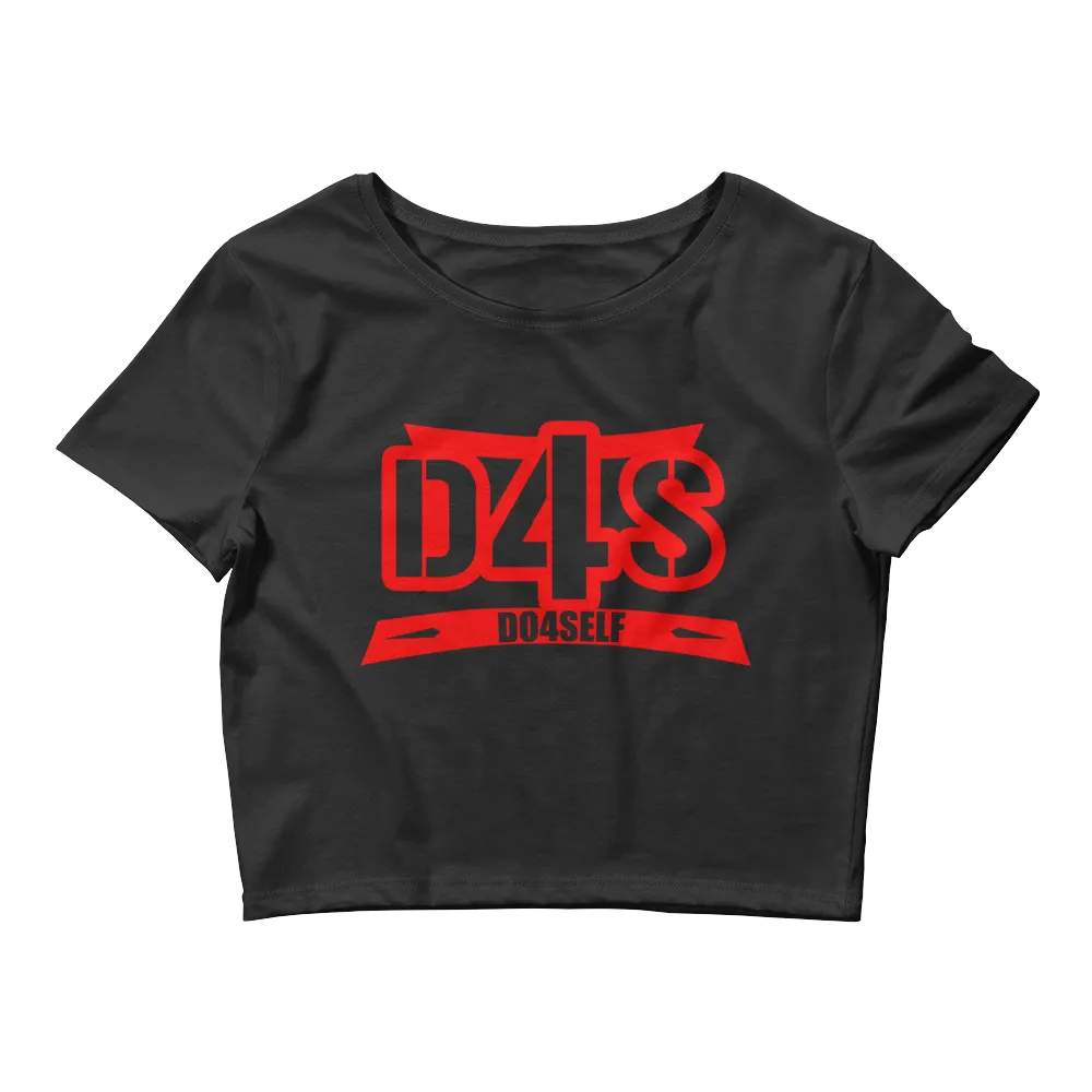Do4Self Crop Tops Black/Red