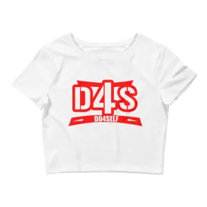 Do4Self Crop Tops White/Red