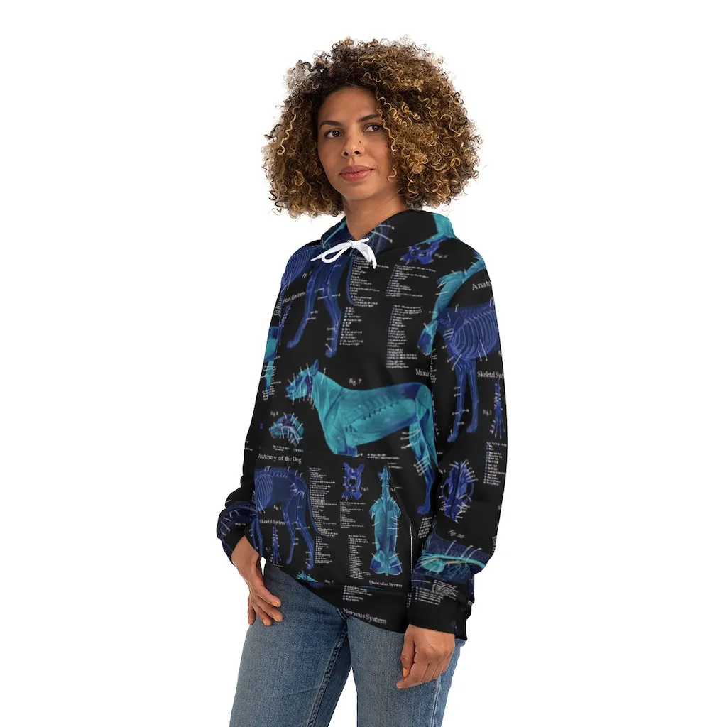 Dog Anatomy AOP Hoodie