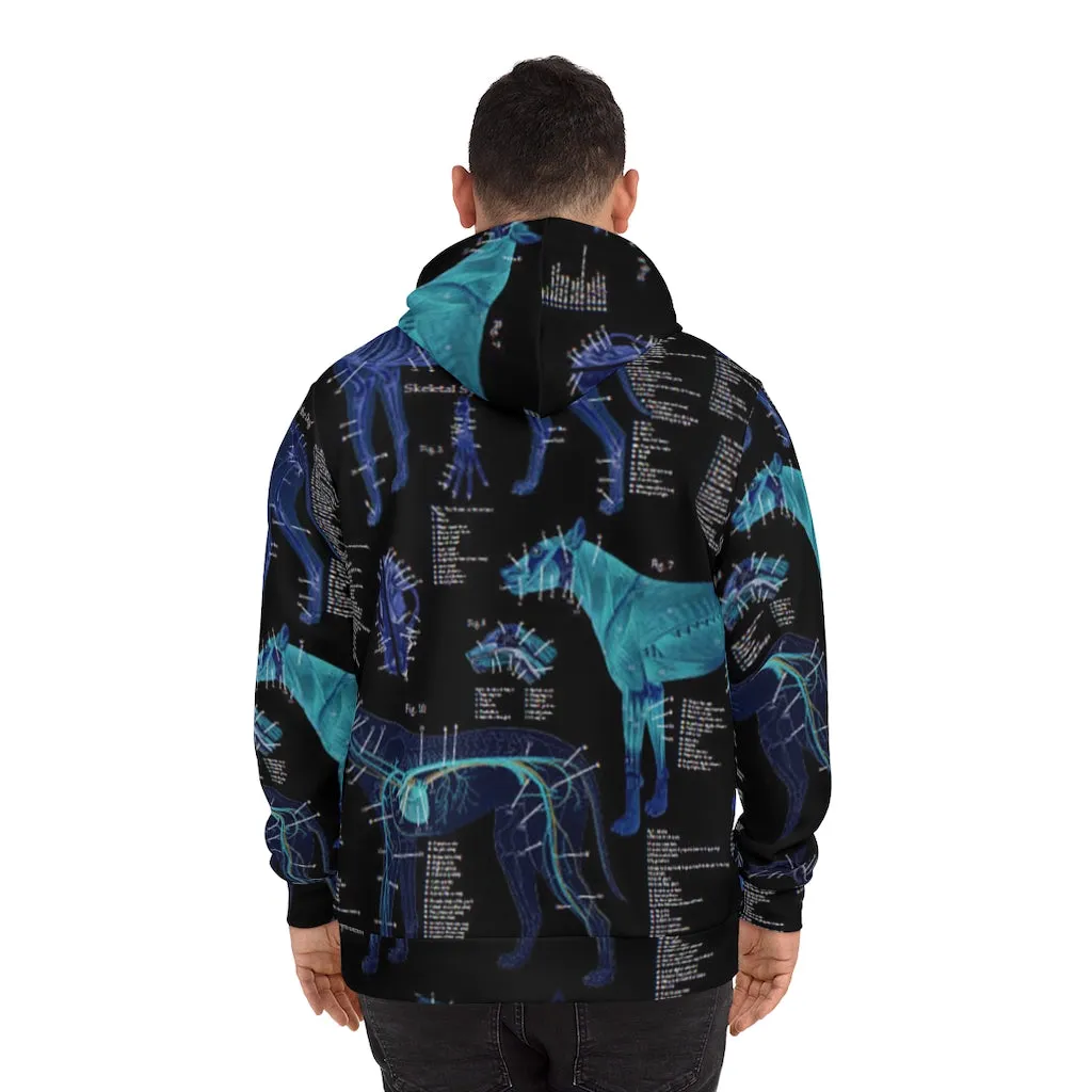 Dog Anatomy AOP Hoodie