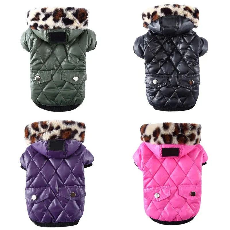 Dog Winter Puffer Coat with Hood