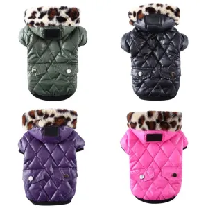 Dog Winter Puffer Coat with Hood