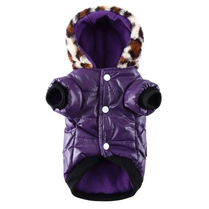 Dog Winter Puffer Coat with Hood
