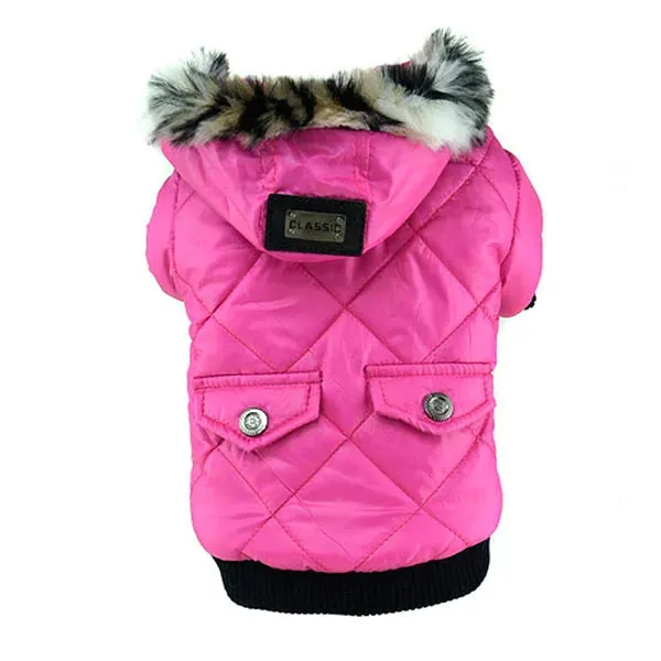Dog Winter Puffer Coat with Hood