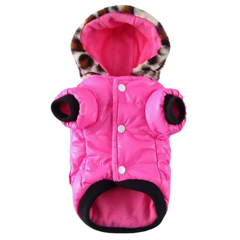Dog Winter Puffer Coat with Hood