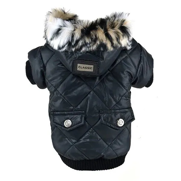 Dog Winter Puffer Coat with Hood
