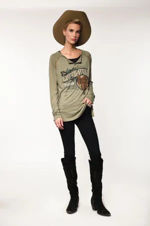 Double D Ranchwear Saddle Makers Top
