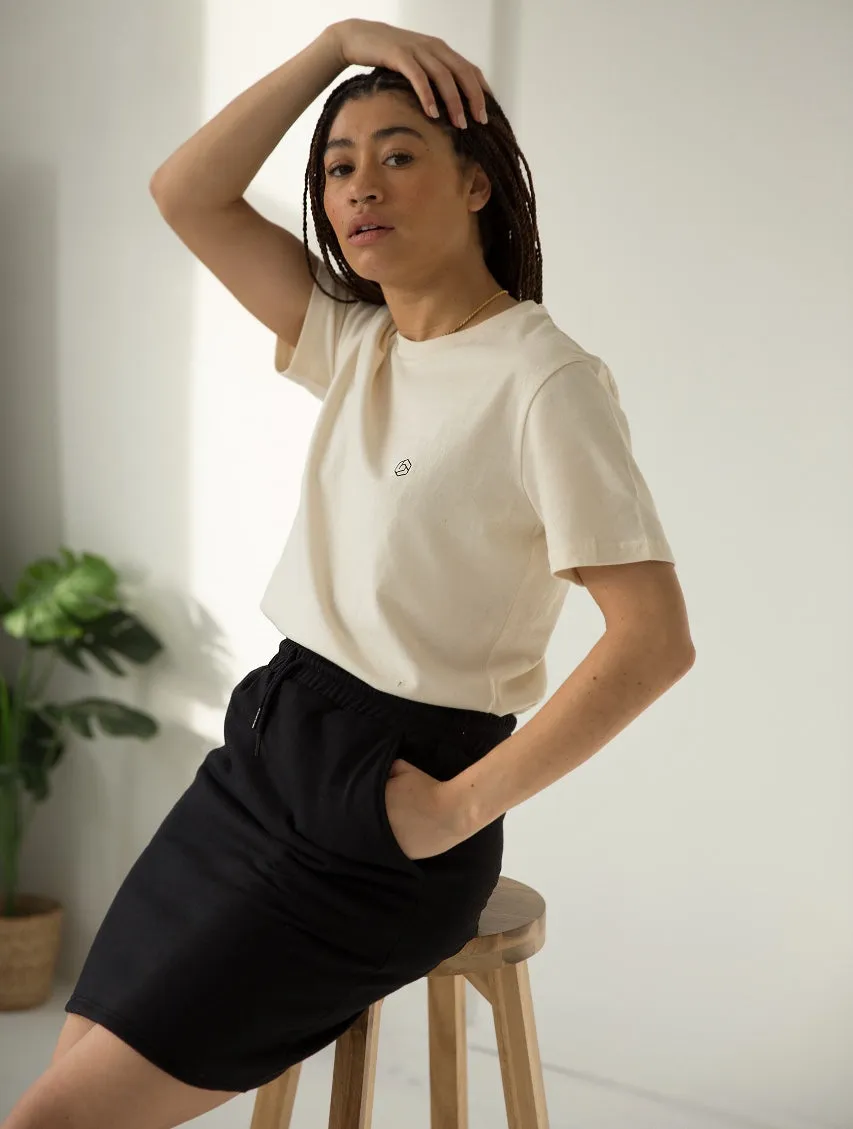 Drawstring Sweat Skirt