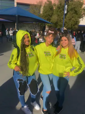 Drippin Sauce Fresh Prince | Lemonade Hoodie (Black Checkered Drippin Sleeve)