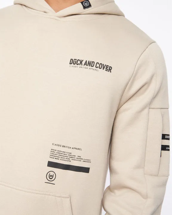 Duck & Cover Heningys Hoodie Greige