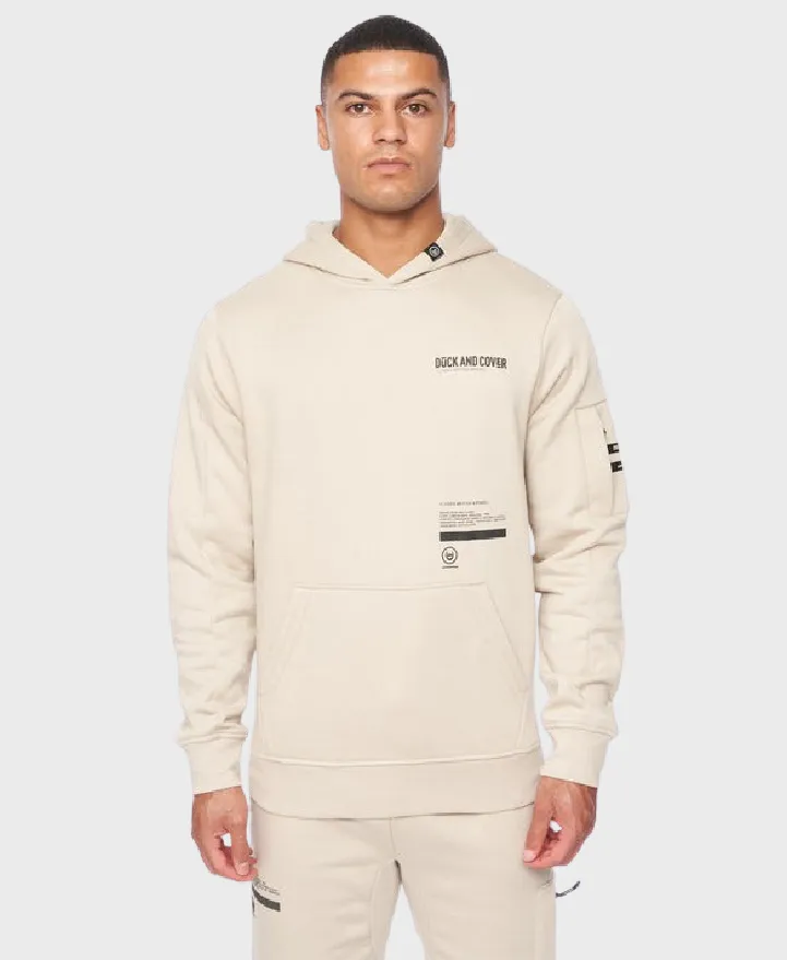 Duck & Cover Heningys Hoodie Greige